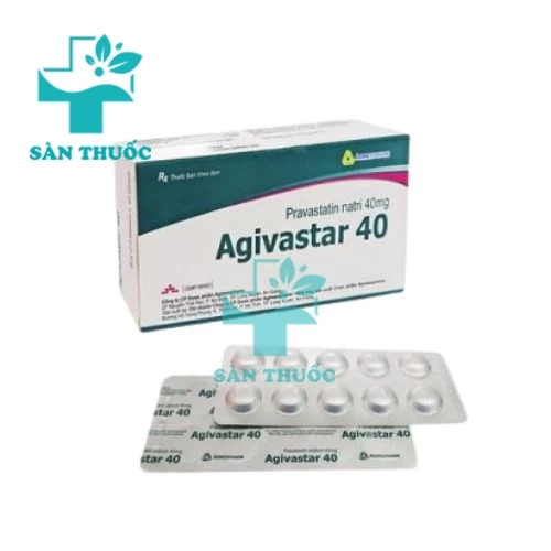 AGIVASTAR 40 - Thuốc điều trị các bệnh tim mạch của Agimexpharm